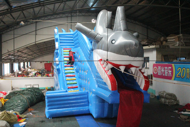 珠海大鲨鱼水滑梯制造